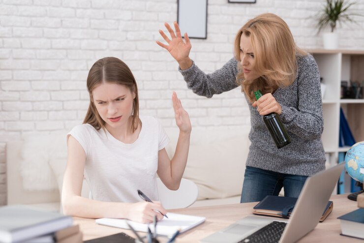 drunk-mother-motivate-daughter-homework_85574-10011